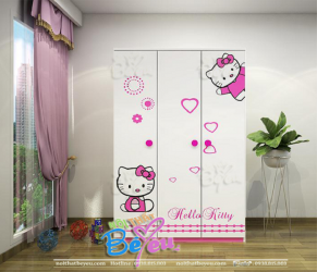 Tủ Áo Trẻ Em Hello Kitty